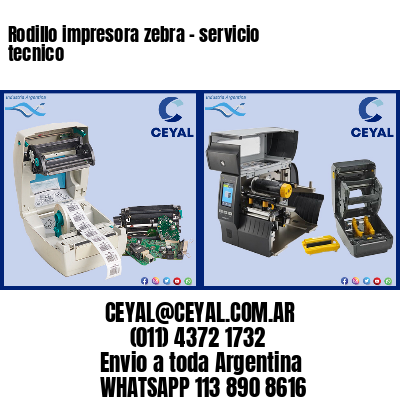 Rodillo impresora zebra – servicio tecnico