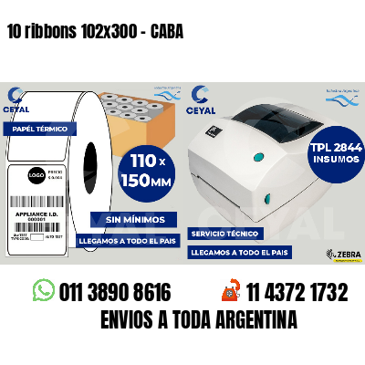 10 ribbons 102x300 - CABA