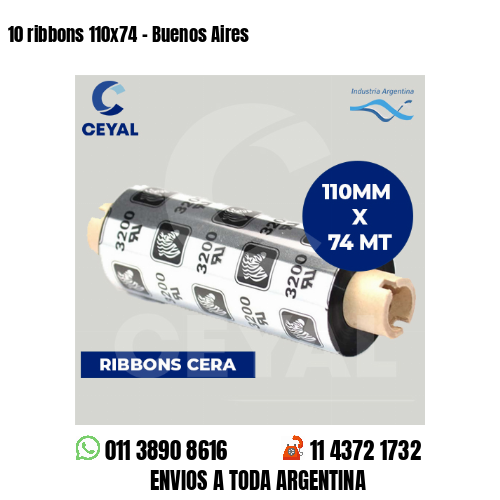 10 ribbons 110×74 – Buenos Aires