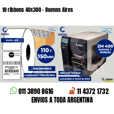 10 ribbons 40x300 - Buenos Aires