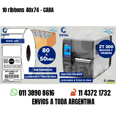 10 ribbons 40x74 - CABA