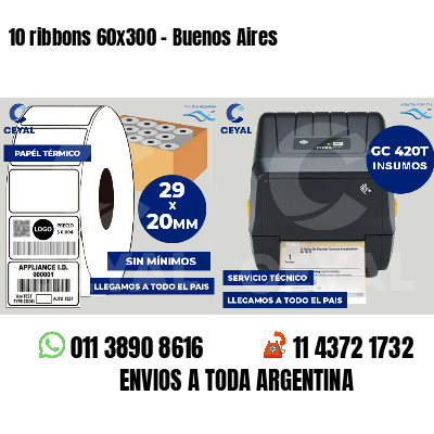 10 ribbons 60x300 - Buenos Aires