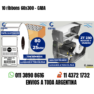10 ribbons 60x300 - CABA