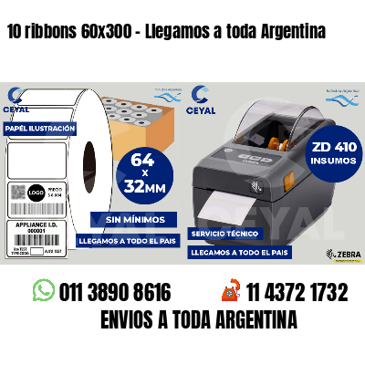 10 ribbons 60x300 - Llegamos a toda Argentina