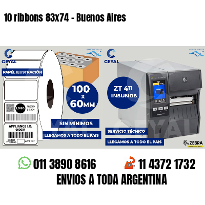 10 ribbons 83x74 - Buenos Aires