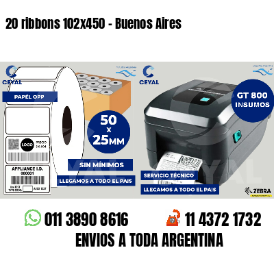 20 ribbons 102x450 - Buenos Aires