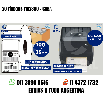 20 ribbons 110x300 - CABA