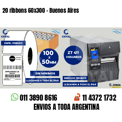 20 ribbons 60x300 - Buenos Aires