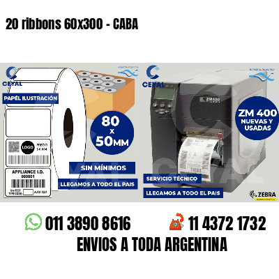 20 ribbons 60x300 - CABA