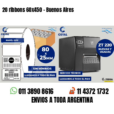 20 ribbons 60x450 - Buenos Aires