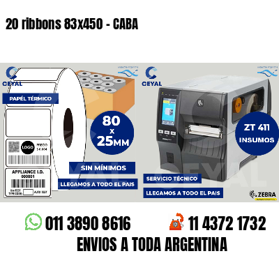 20 ribbons 83x450 - CABA