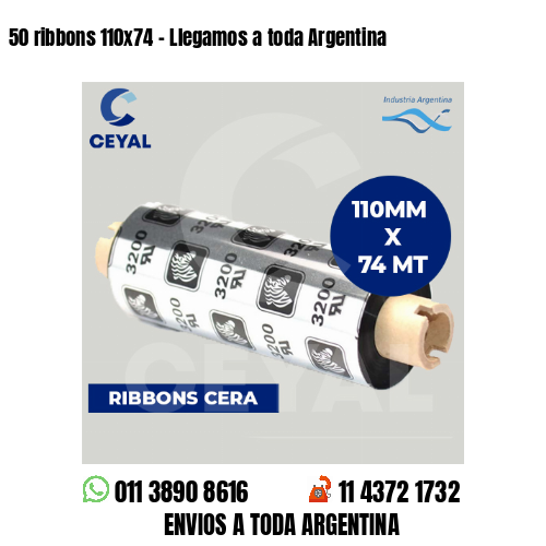 50 ribbons 110×74 – Llegamos a toda Argentina