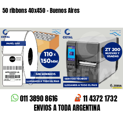 50 ribbons 40x450 - Buenos Aires