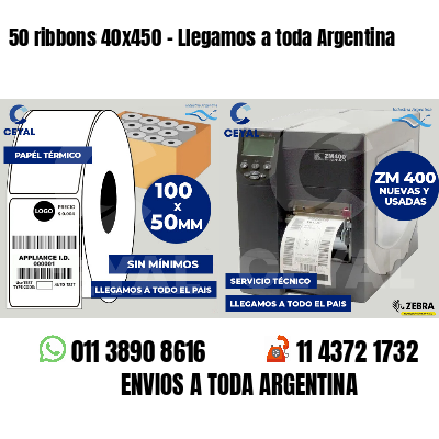 50 ribbons 40x450 - Llegamos a toda Argentina