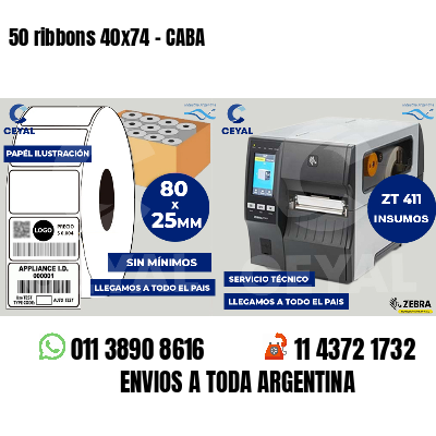 50 ribbons 40x74 - CABA