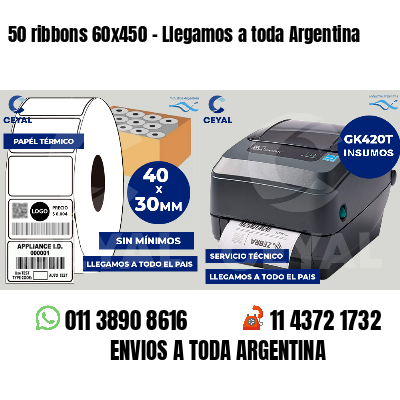 50 ribbons 60x450 - Llegamos a toda Argentina