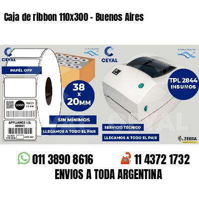 Caja de ribbon 110x300 - Buenos Aires