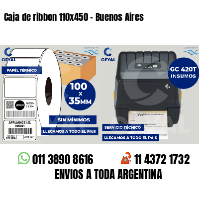 Caja de ribbon 110x450 - Buenos Aires