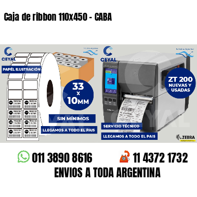 Caja de ribbon 110x450 - CABA