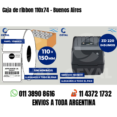 Caja de ribbon 110x74 - Buenos Aires