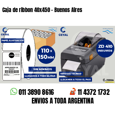 Caja de ribbon 40x450 - Buenos Aires