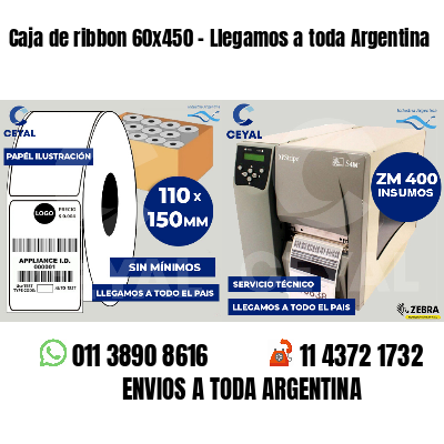 Caja de ribbon 60x450 - Llegamos a toda Argentina
