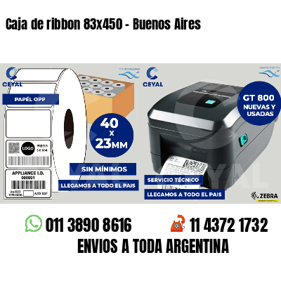 Caja de ribbon 83x450 - Buenos Aires