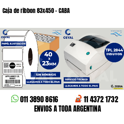 Caja de ribbon 83x450 - CABA