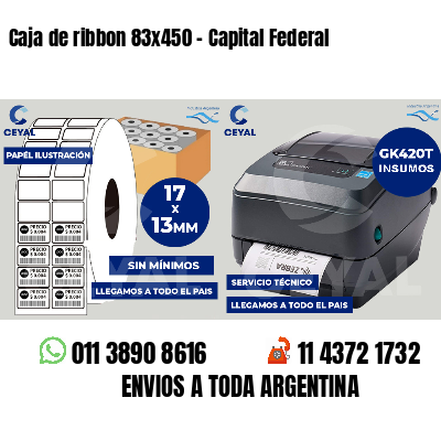 Caja de ribbon 83x450 - Capital Federal