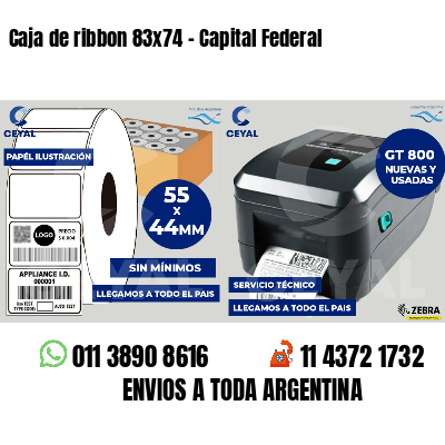 Caja de ribbon 83x74 - Capital Federal