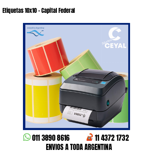 Etiquetas 10×10 – Capital Federal