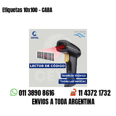 Etiquetas 10x100 - CABA