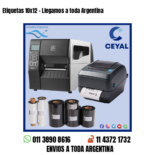 Etiquetas 10×12 – Llegamos a toda Argentina