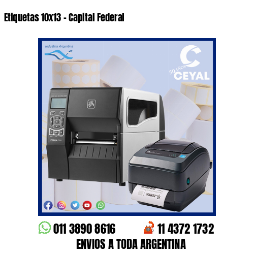 Etiquetas 10×13 – Capital Federal