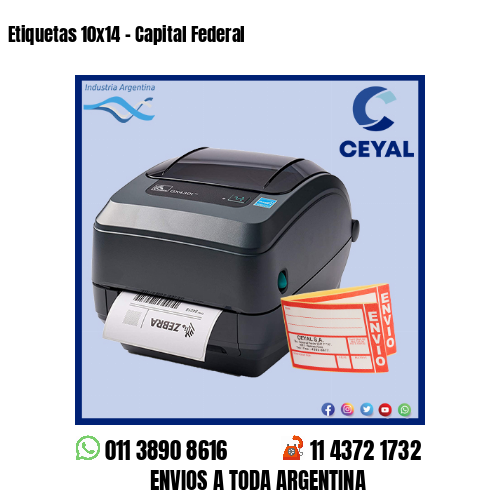 Etiquetas 10×14 – Capital Federal