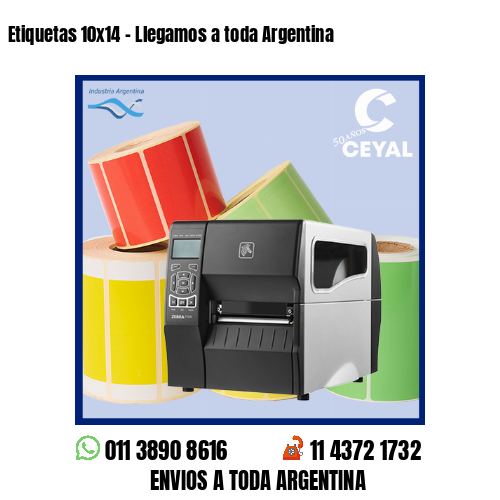 Etiquetas 10×14 – Llegamos a toda Argentina