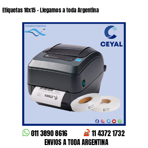 Etiquetas 10×15 – Llegamos a toda Argentina