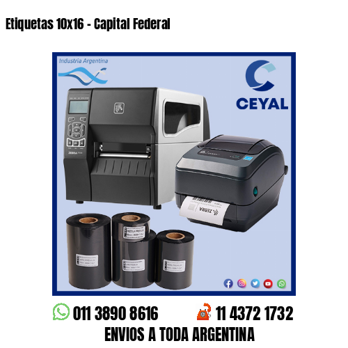 Etiquetas 10×16 – Capital Federal