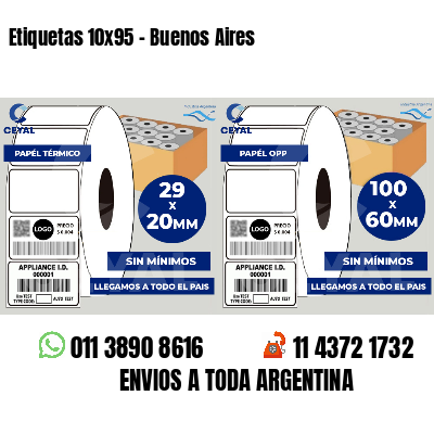 Etiquetas 10x95 - Buenos Aires