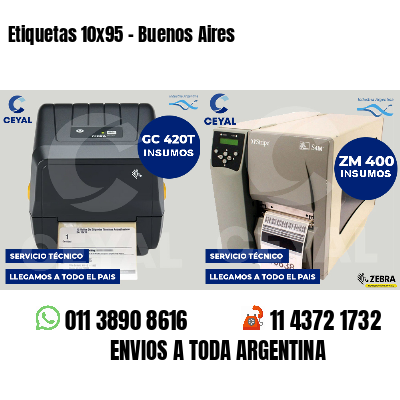 Etiquetas 10x95 - Buenos Aires