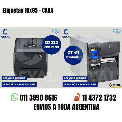 Etiquetas 10x95 - CABA