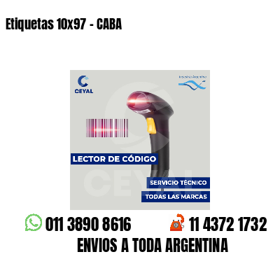 Etiquetas 10x97 - CABA