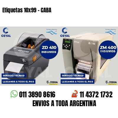 Etiquetas 10x99 - CABA