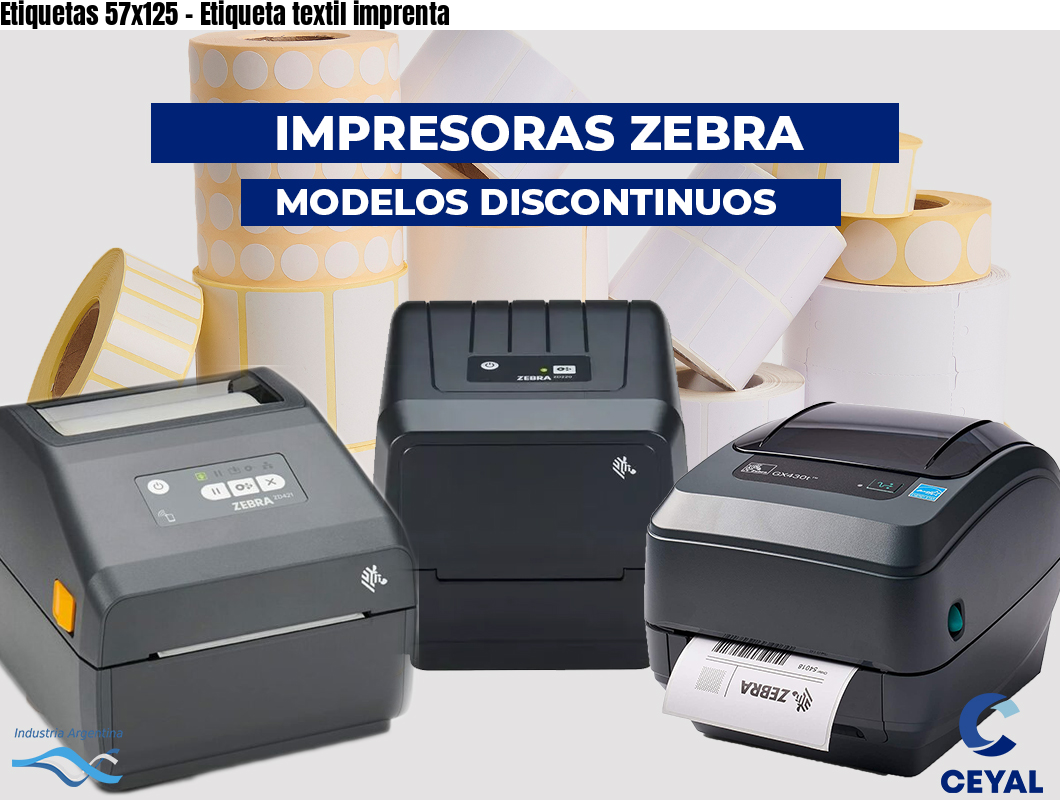 Etiquetas 57x125 - Etiqueta textil imprenta