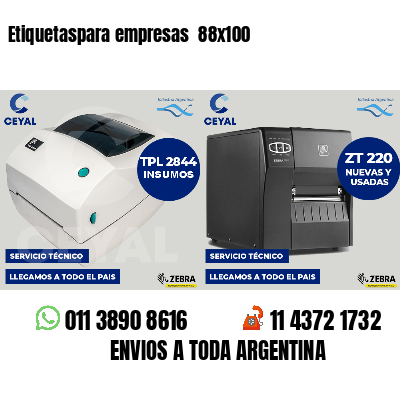 Etiquetaspara empresas  88x100