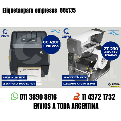 Etiquetaspara empresas 88x135