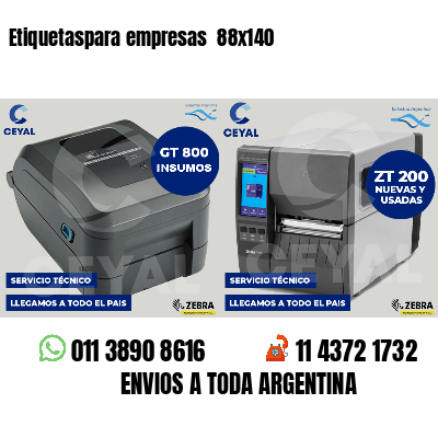 Etiquetaspara empresas  88x140