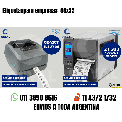 Etiquetaspara empresas 88x55