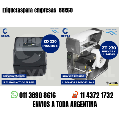Etiquetaspara empresas 88x60