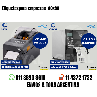 Etiquetaspara empresas  88x90